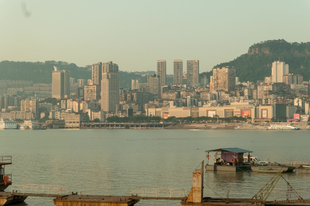 万州城市长江延时