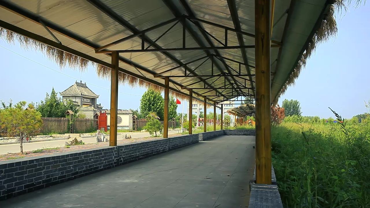 复古建筑凉亭