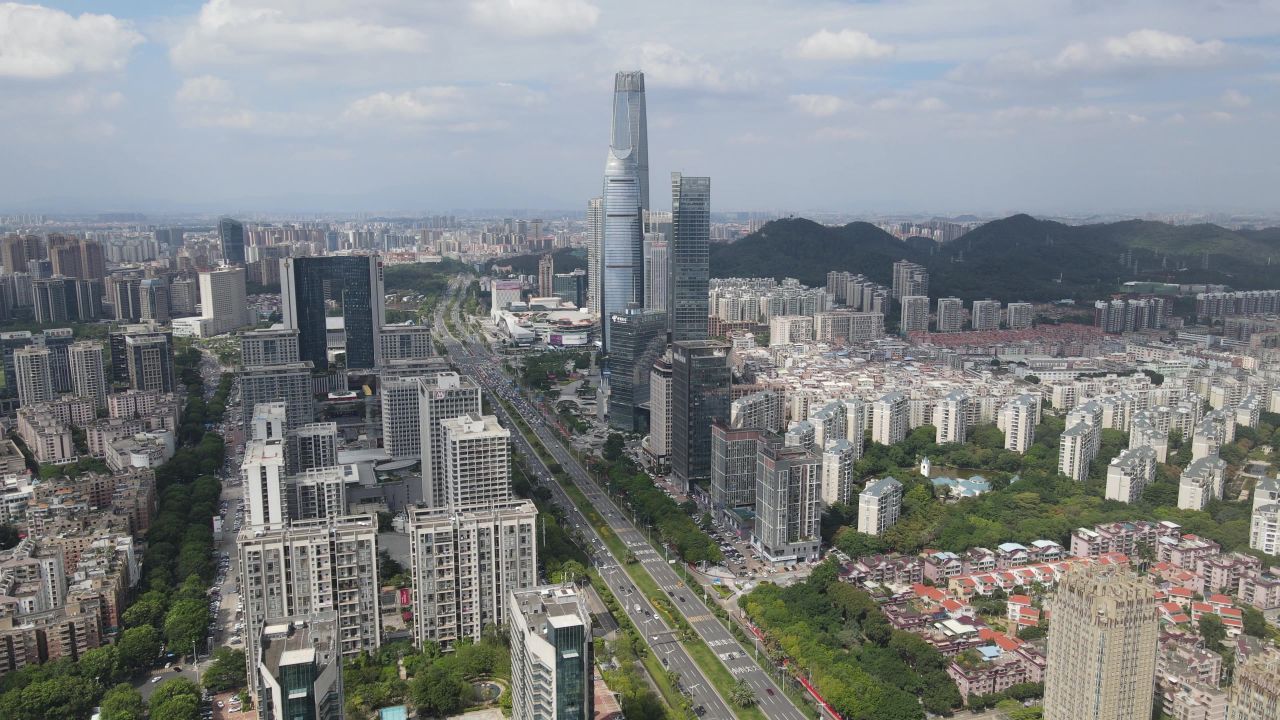 东莞市区航拍