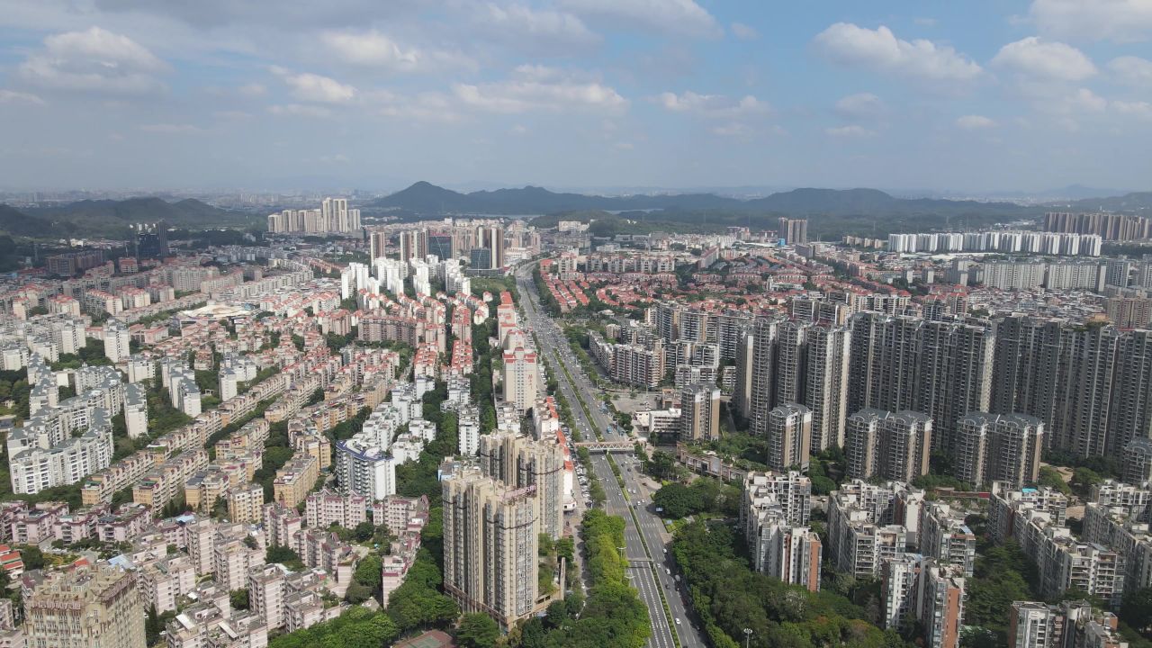 东莞市区航拍