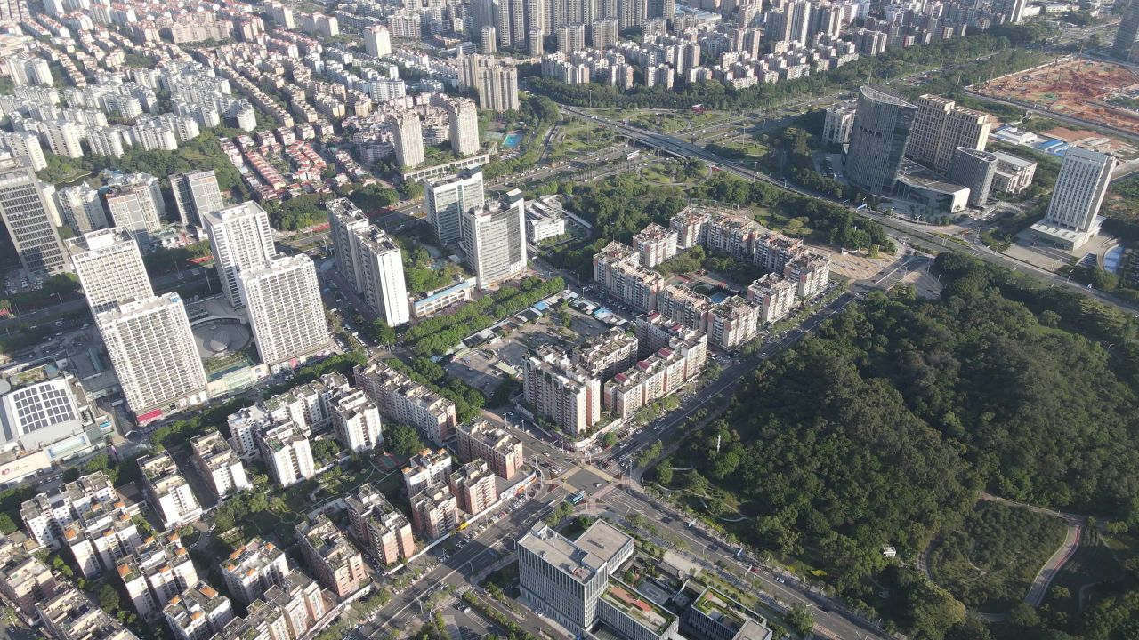 东莞市区航拍