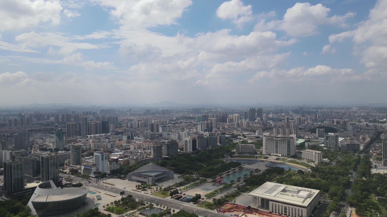 东莞城市风光航拍