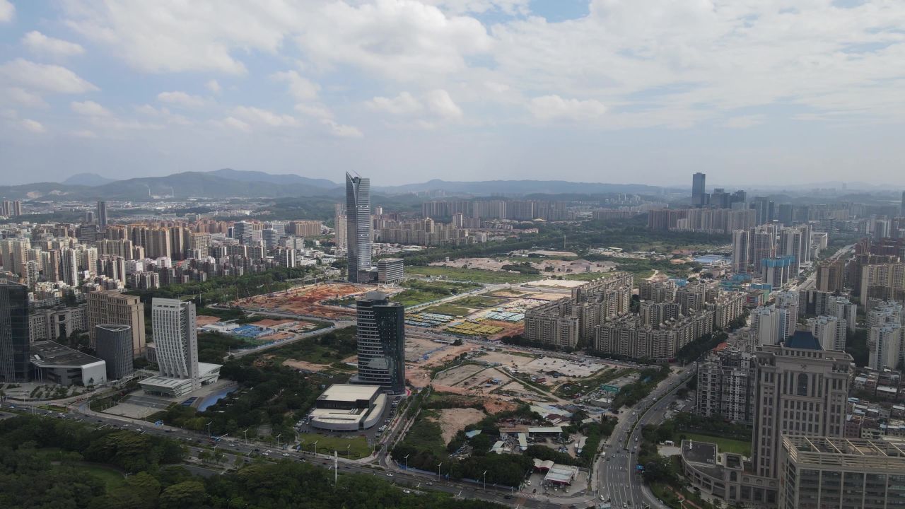 东莞城市风光航拍