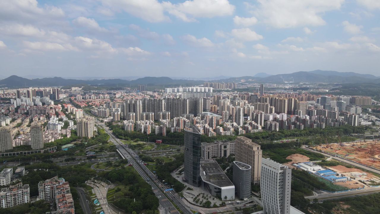 东莞城市风光航拍