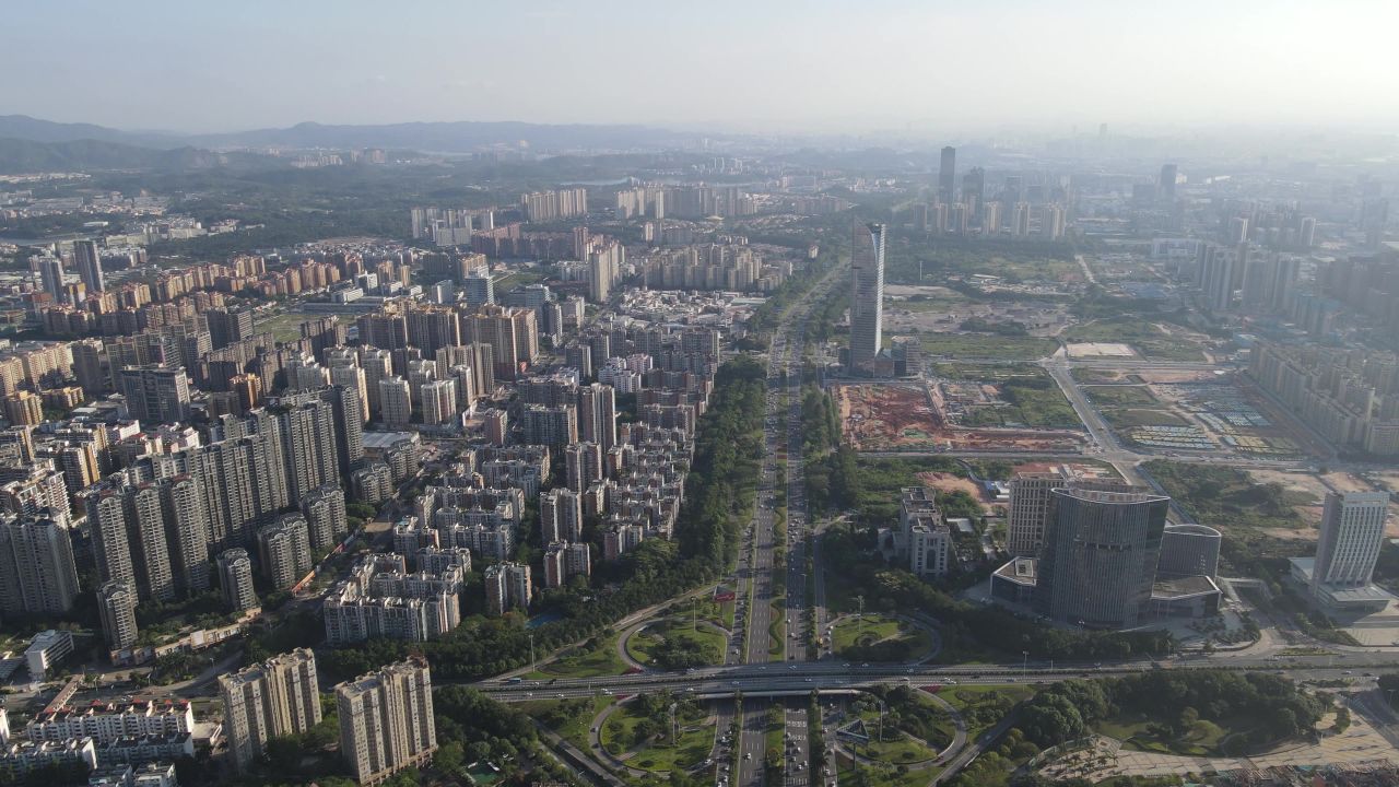 东莞城市风光航拍