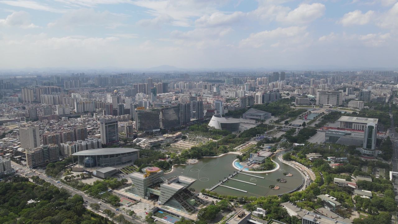 东莞城市风光航拍