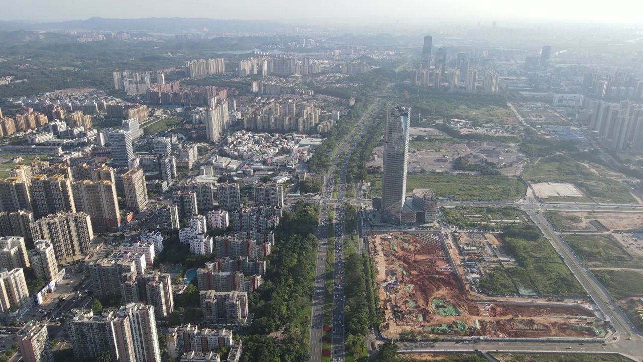 东莞城市风光航拍