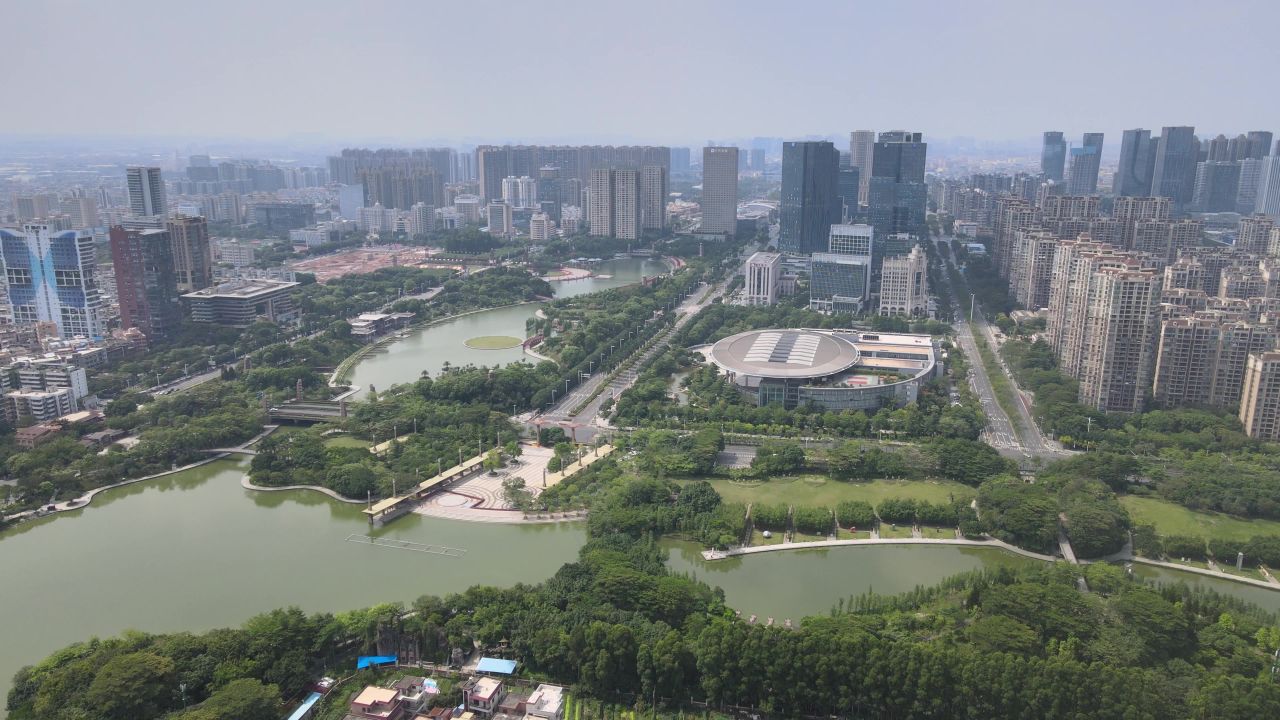 佛山千灯湖航拍