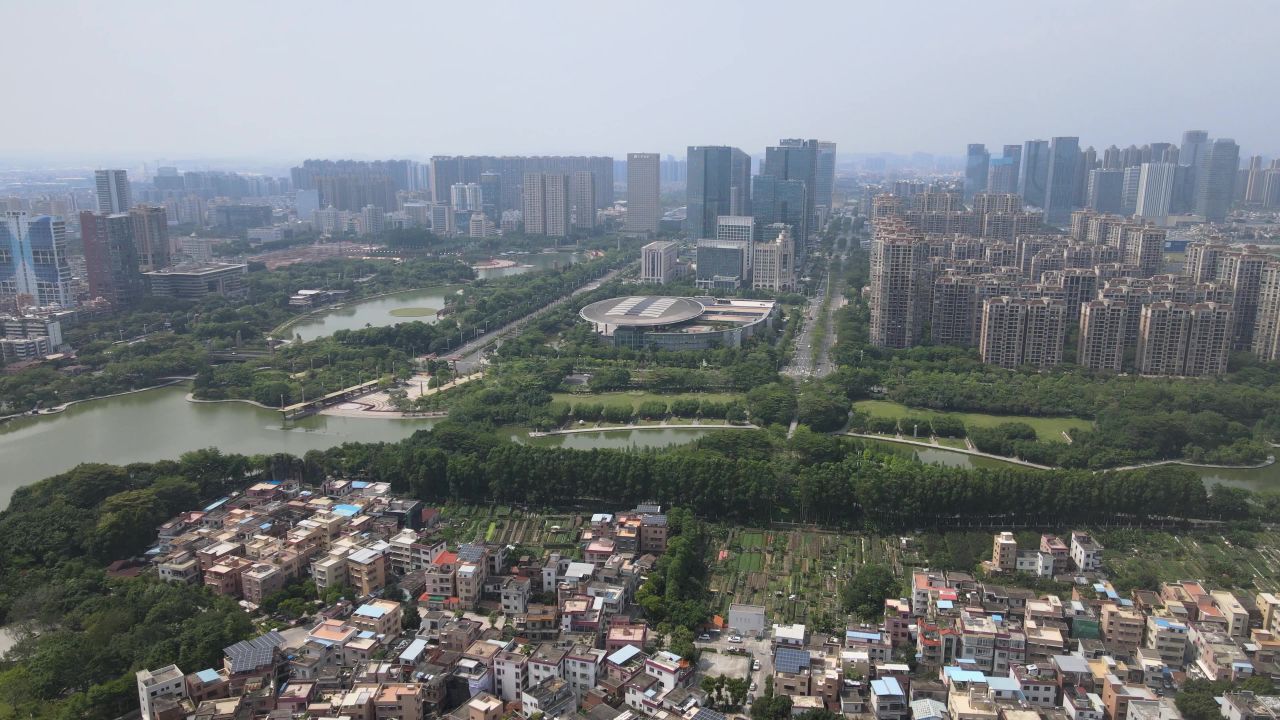 佛山千灯湖航拍