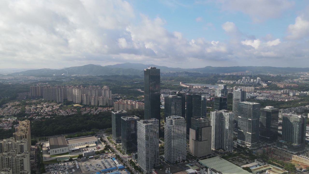 东莞市区大全景航拍