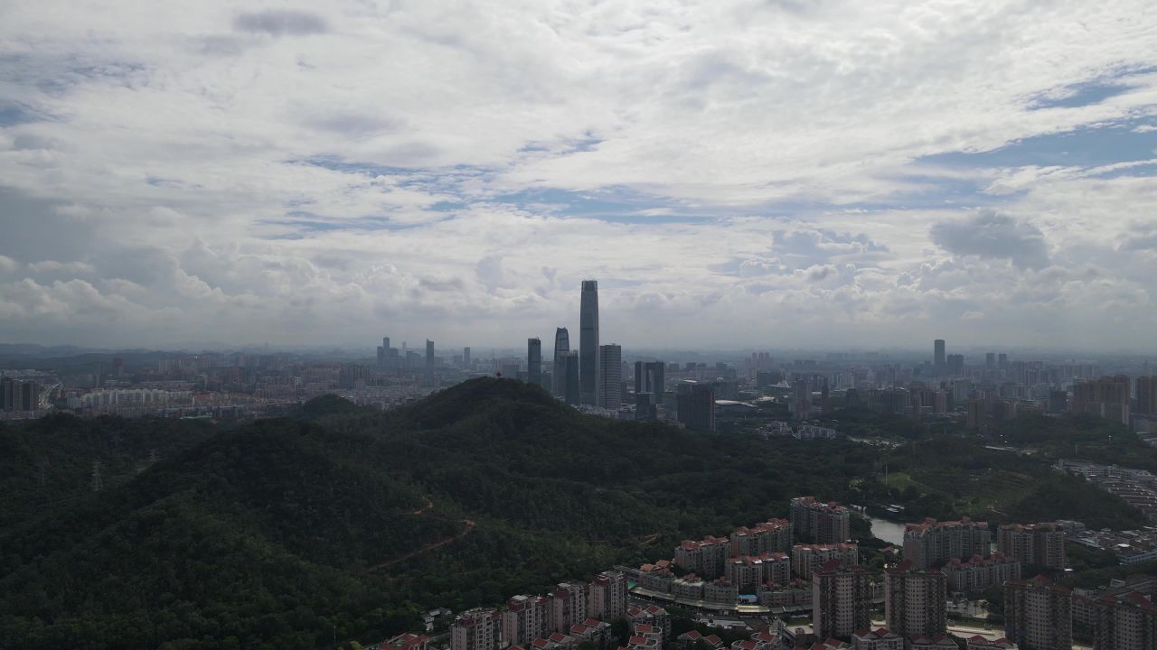 东莞市区风光航拍