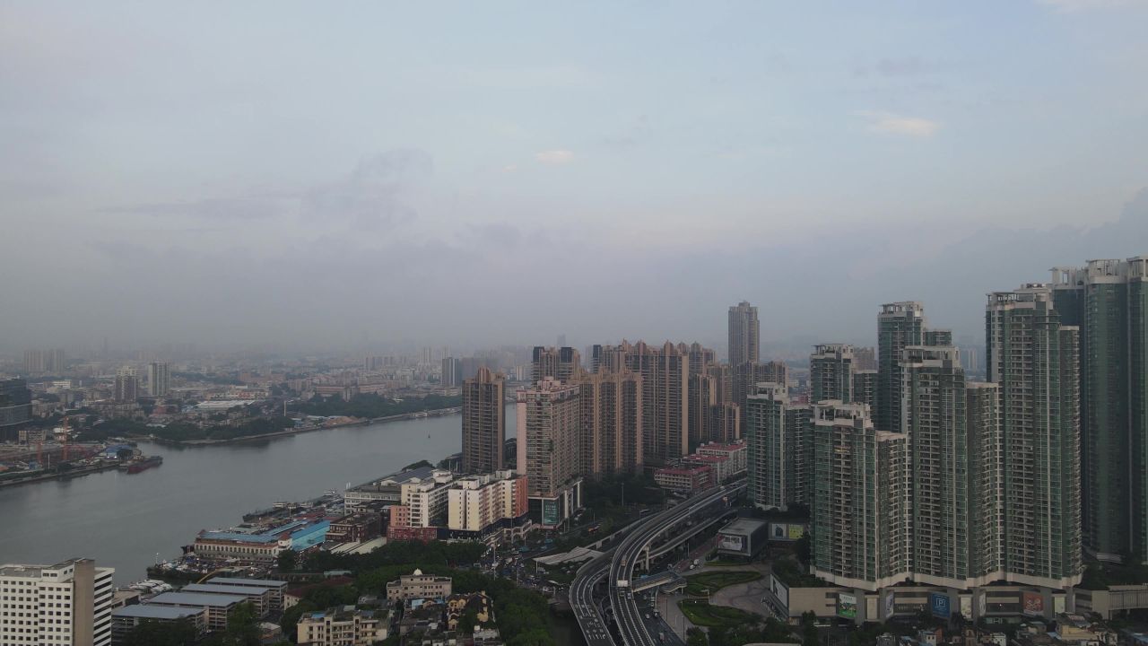广州荔湾区航拍