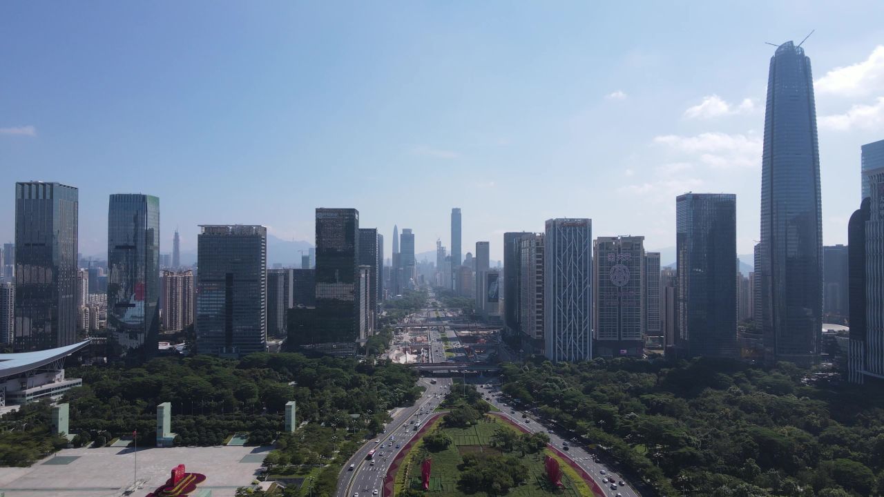 深圳市区航拍
