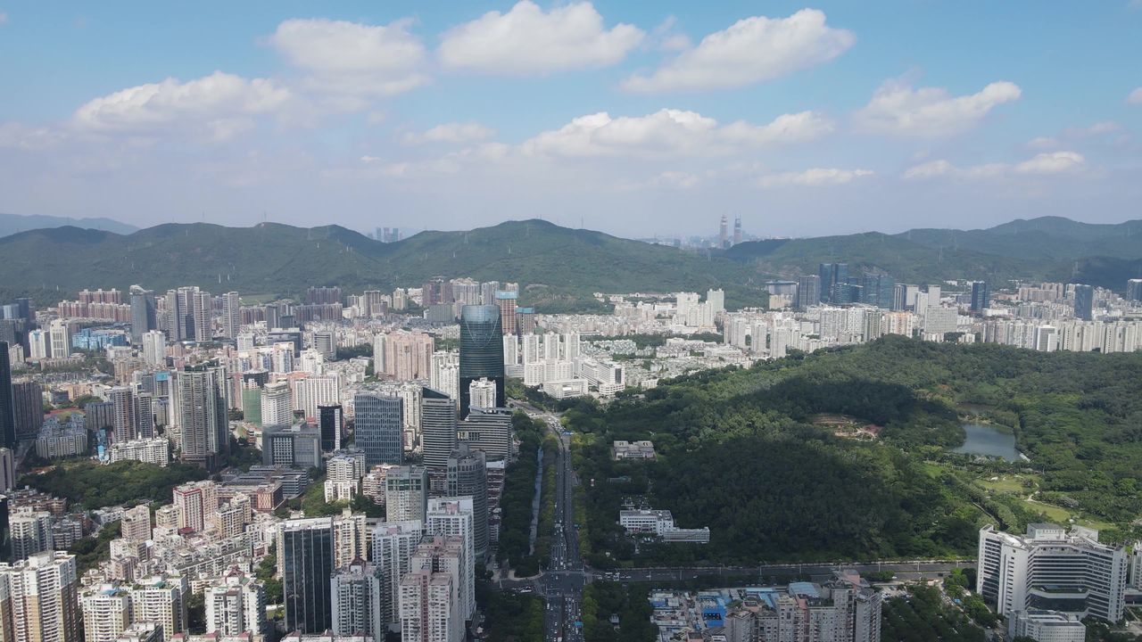 深圳市区航拍