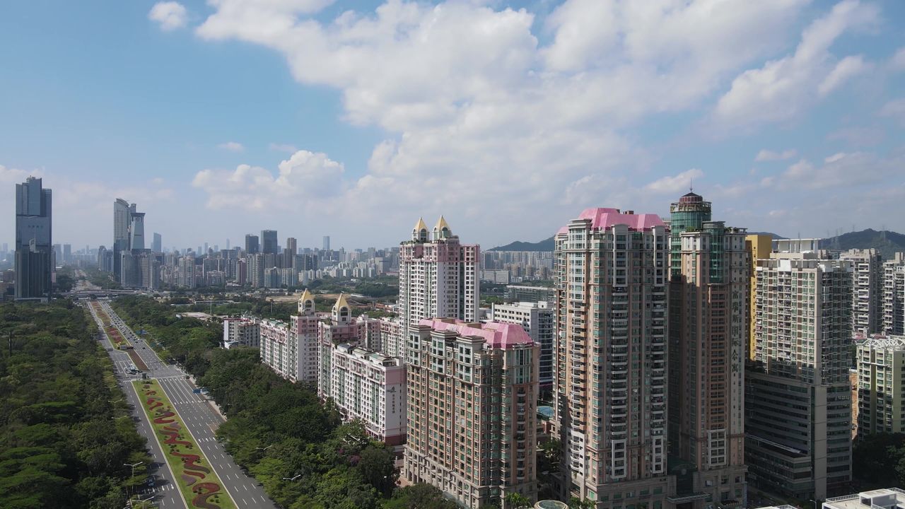 深圳市区航拍