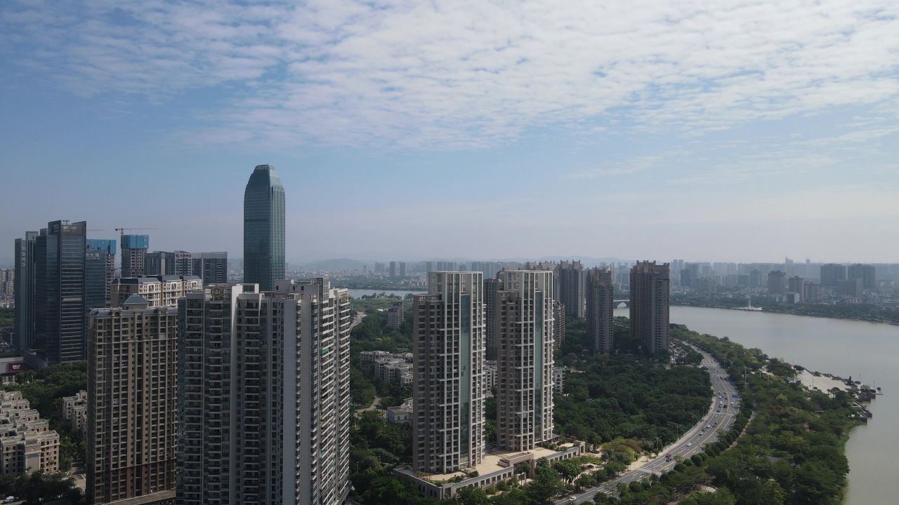 惠州市区航拍