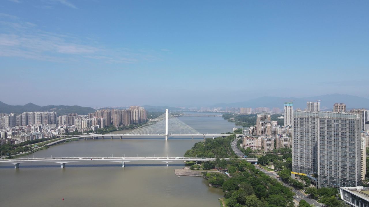惠州市区航拍