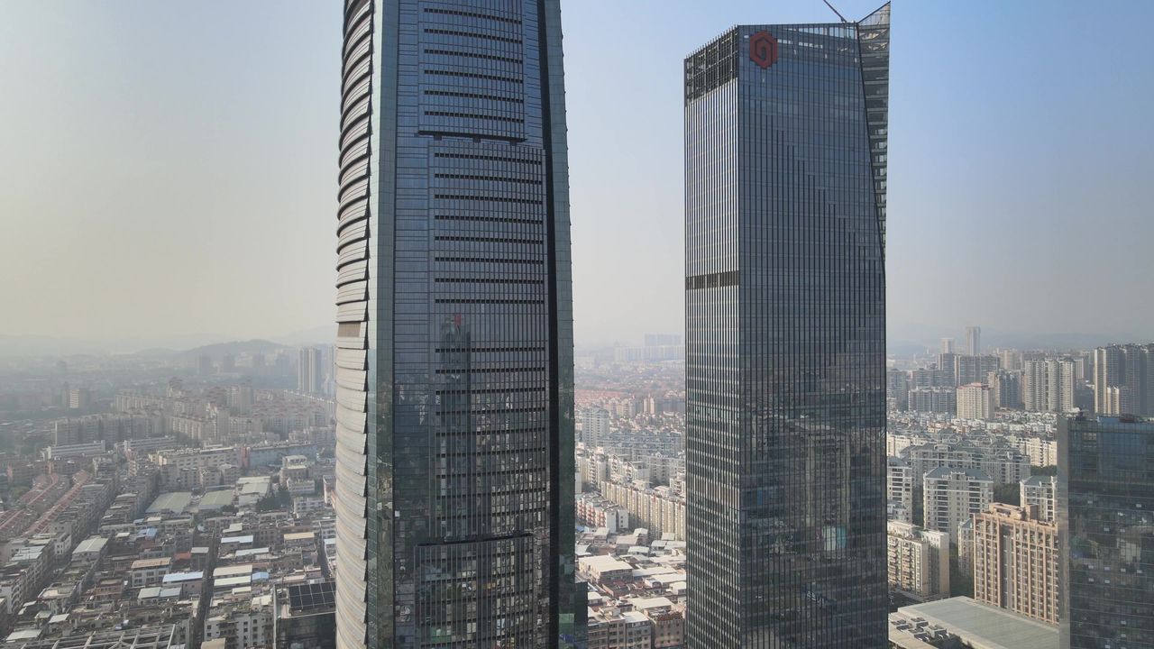 东莞市区航拍