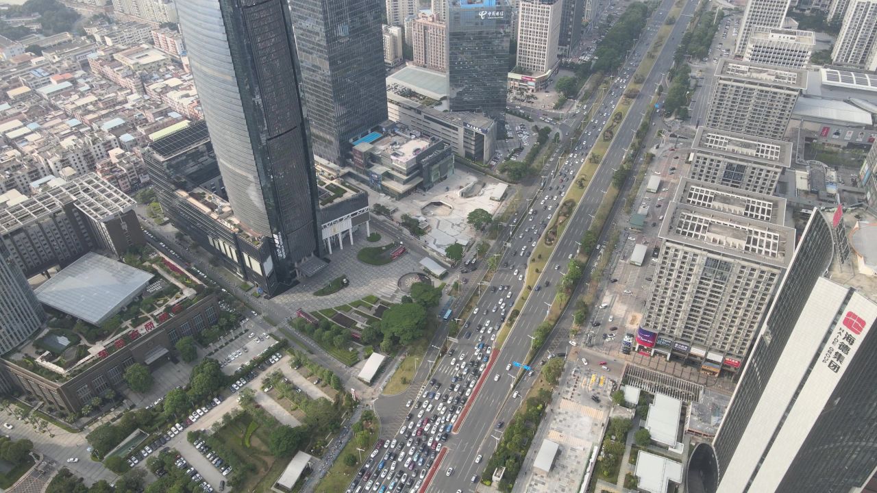 东莞市区航拍