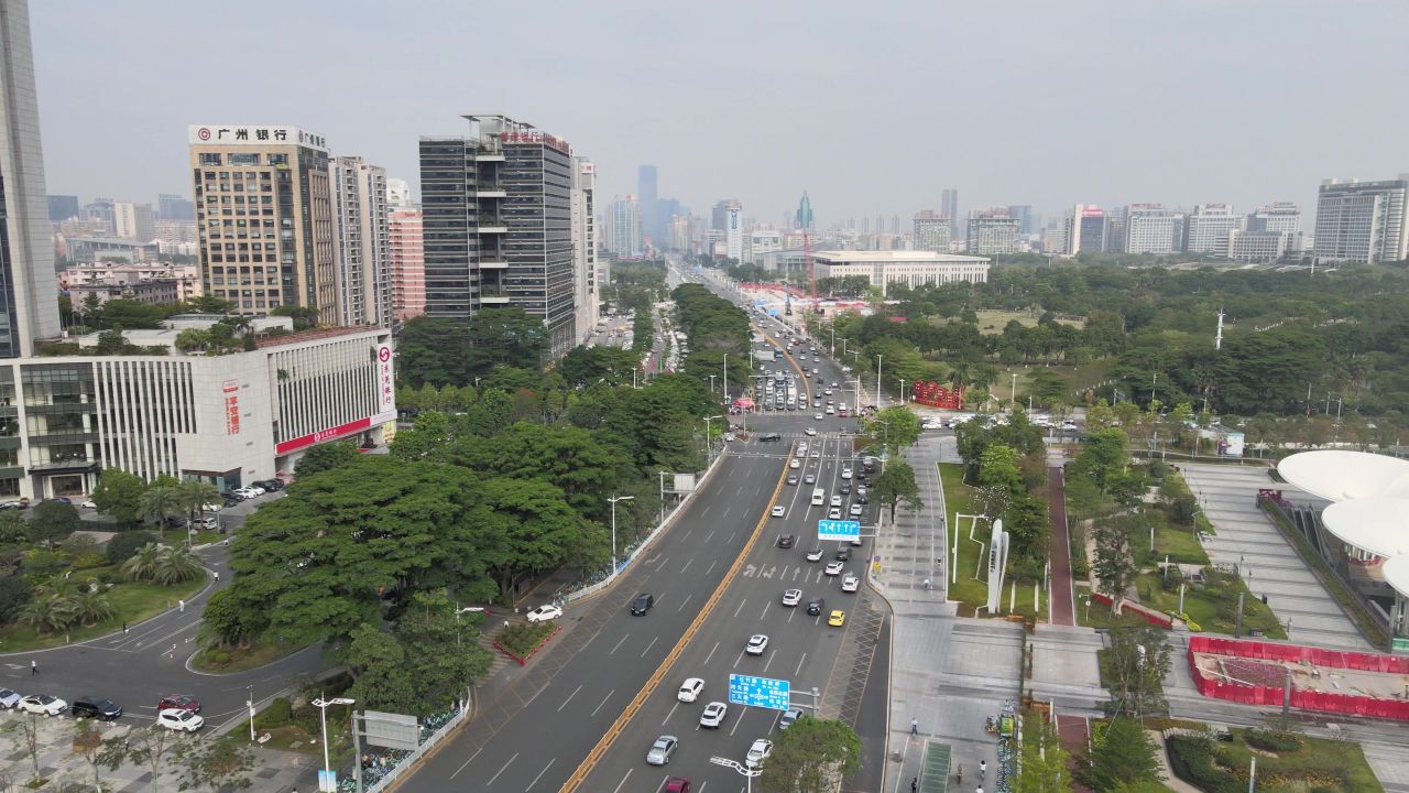 东莞市区航拍