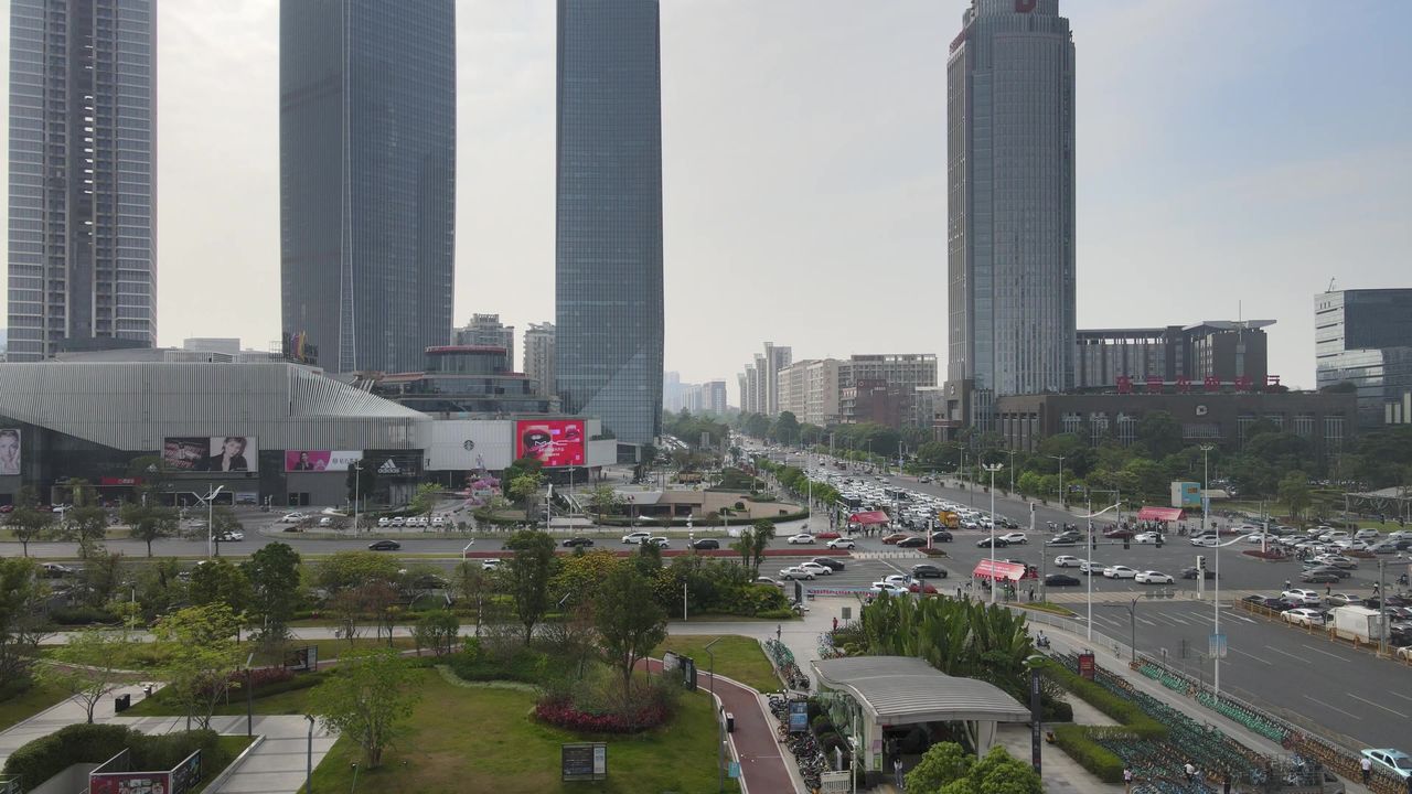 东莞市区航拍