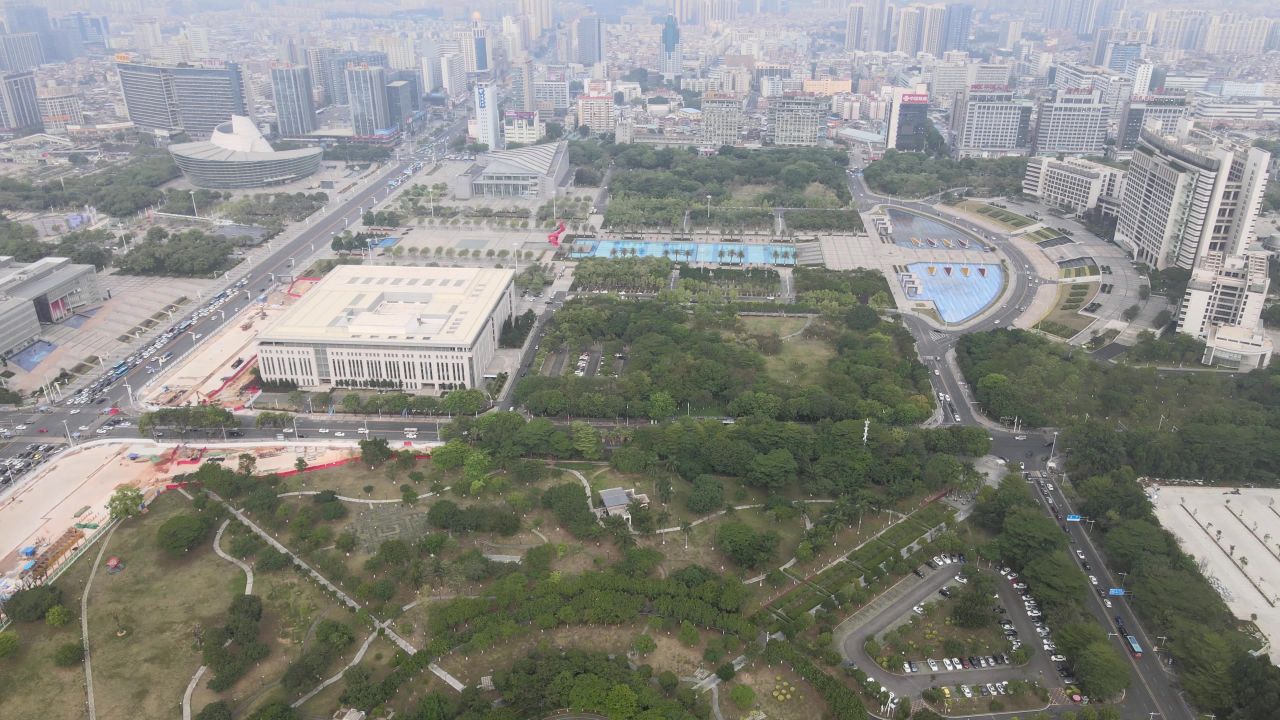 东莞市区航拍