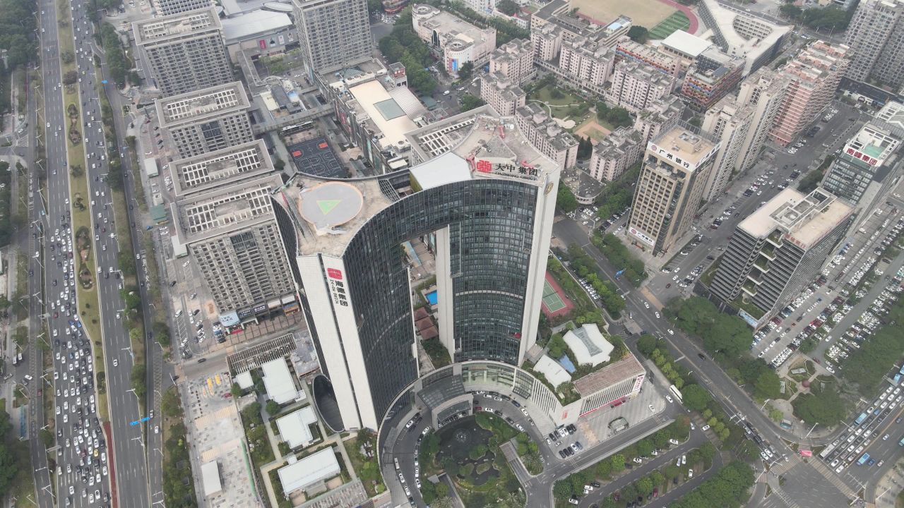 东莞市区航拍