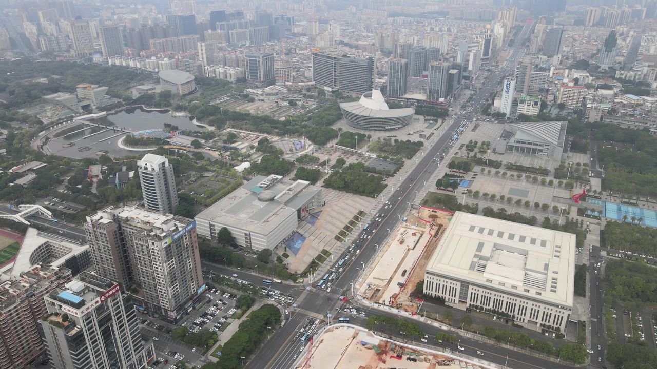东莞市区航拍