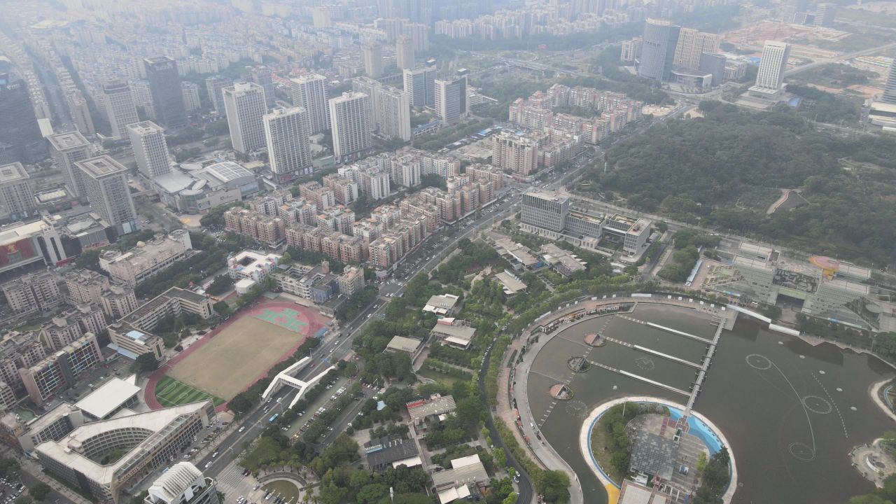 东莞市区航拍