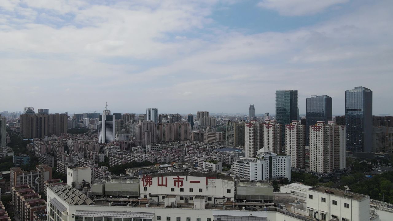 佛山市区航拍