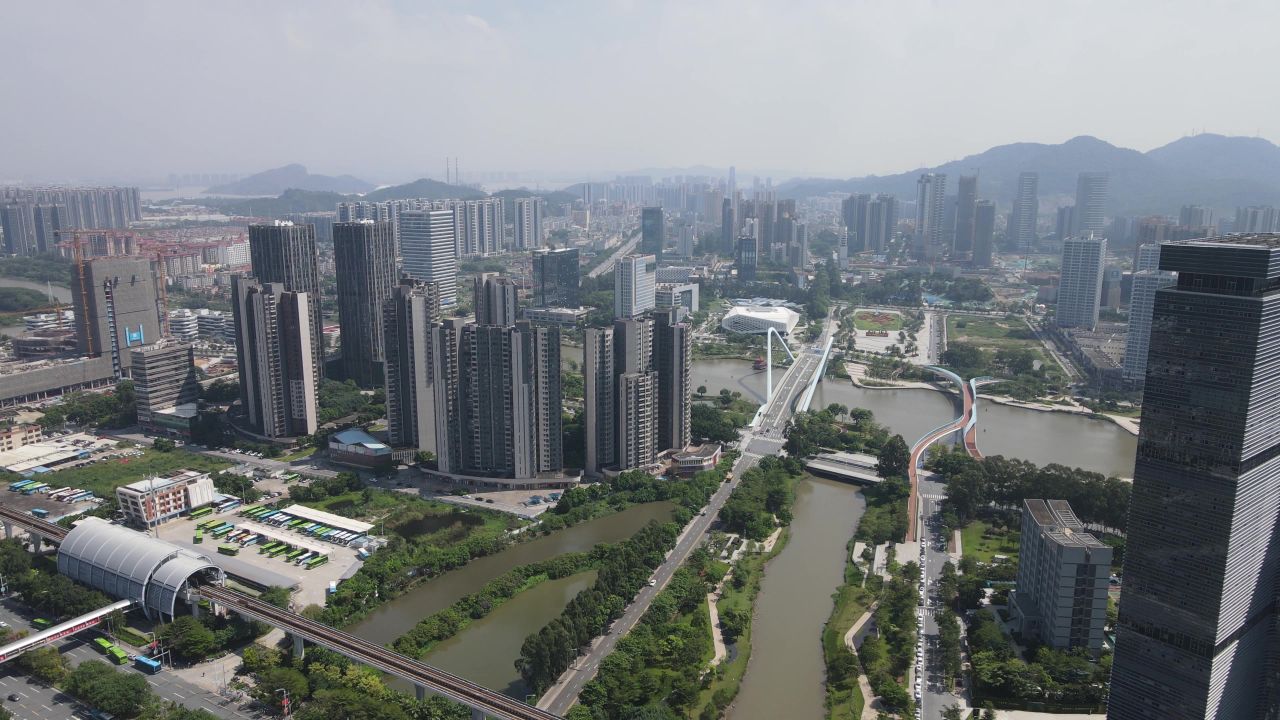 广州南沙区航拍
