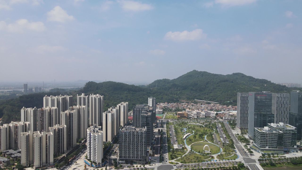 广州南沙区航拍