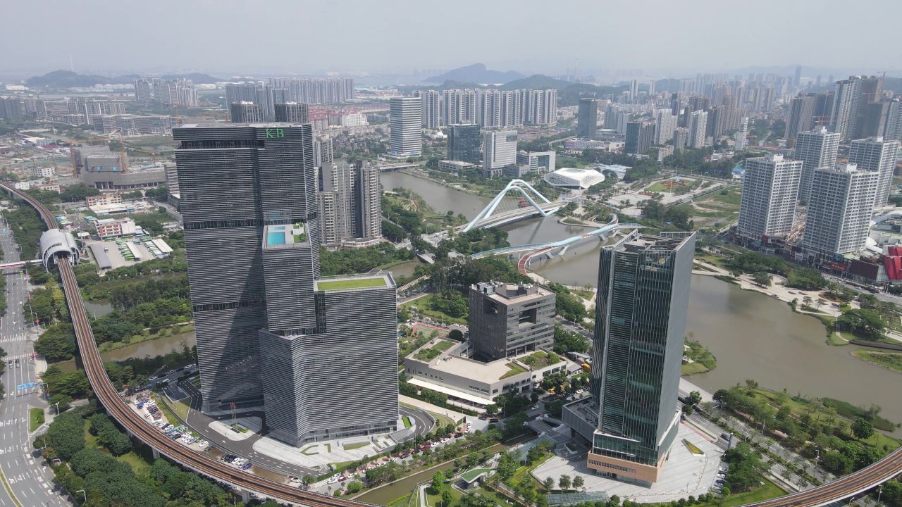 广州南沙区航拍