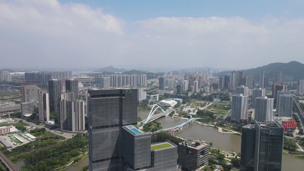 广州南沙区航拍