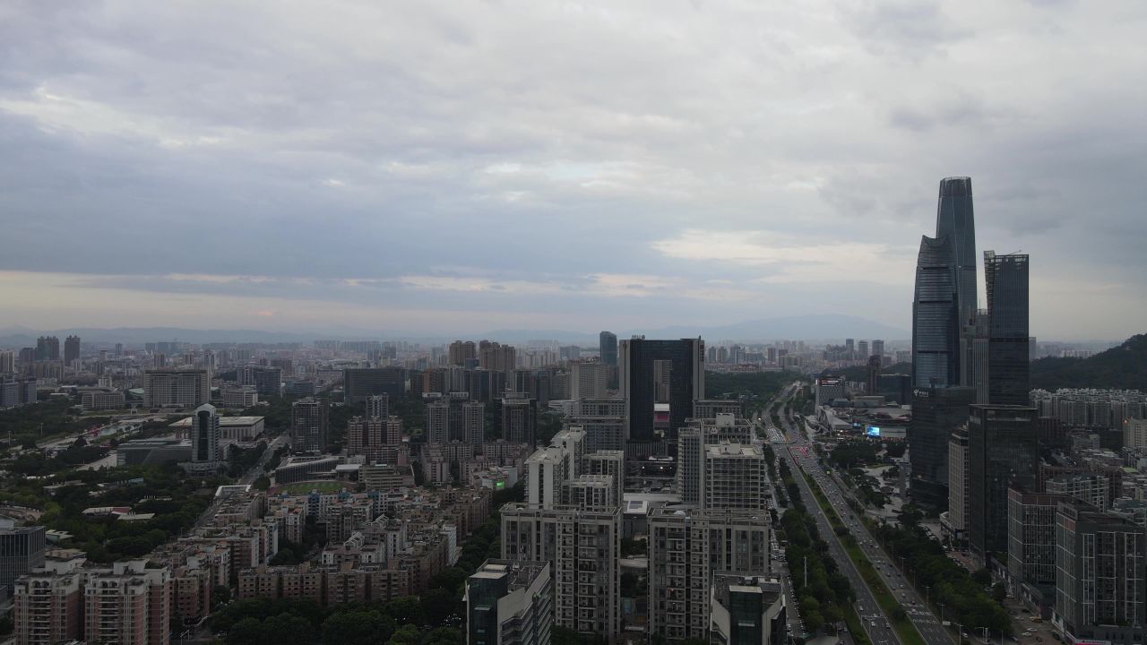 东莞市区航拍