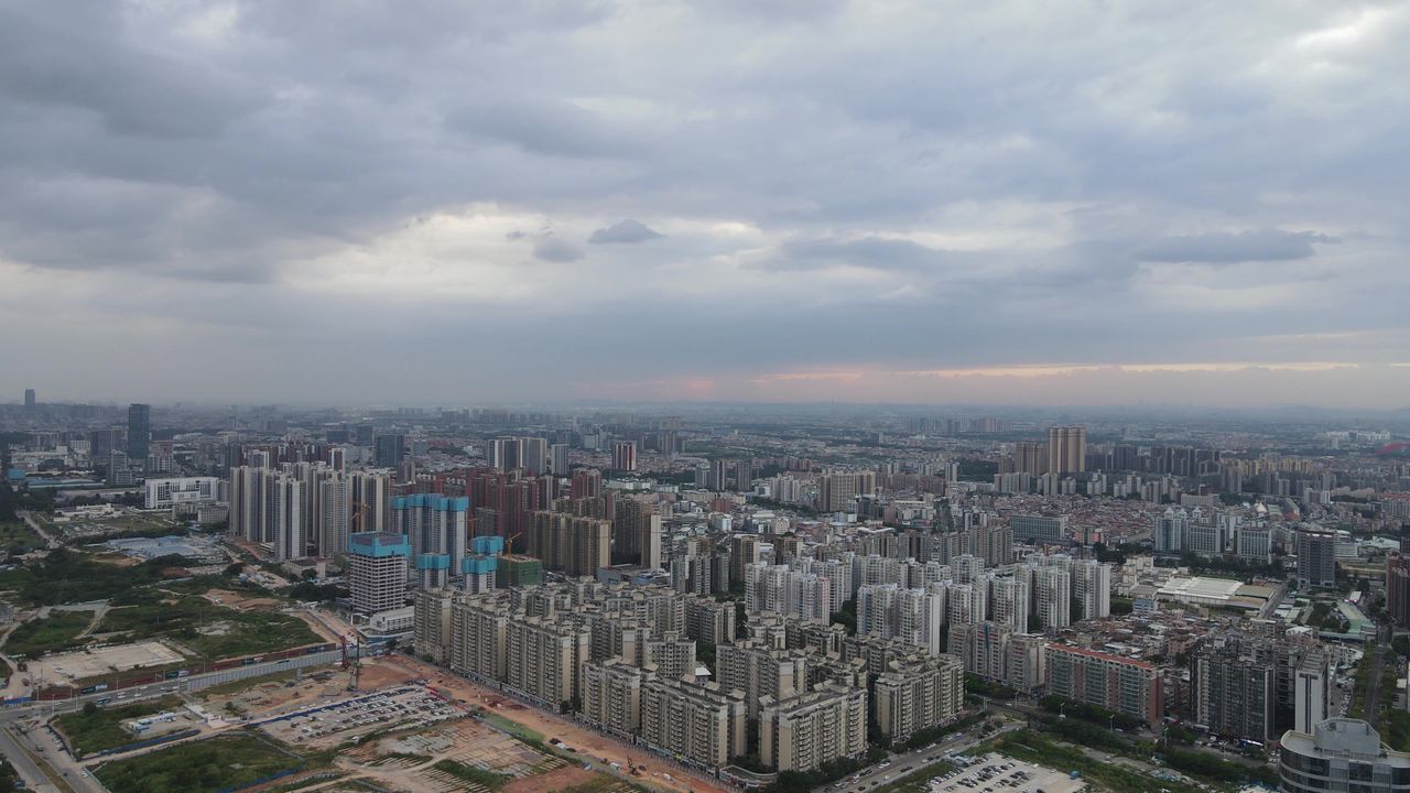 东莞市区航拍