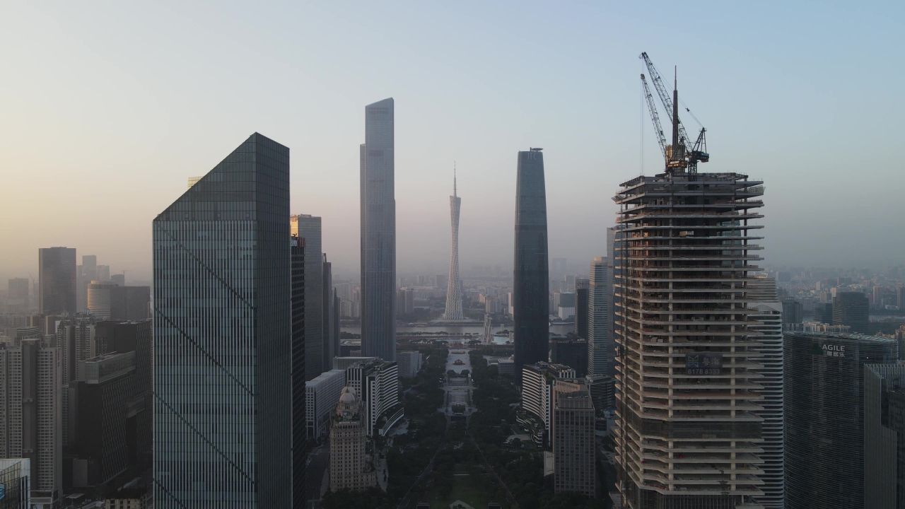 广州市区航拍