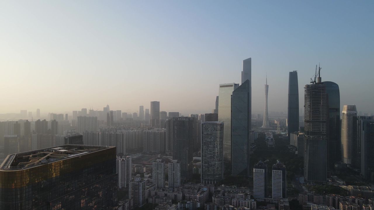 广州市区航拍