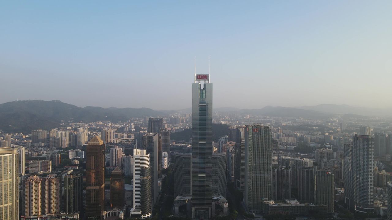 广州市区航拍