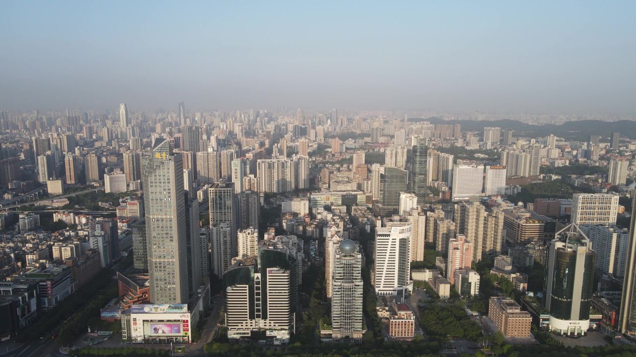 广州市区航拍