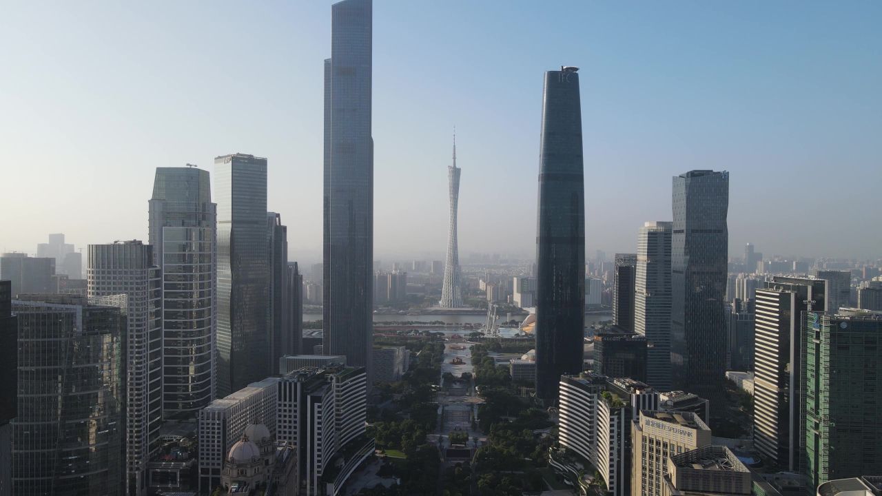 广州市区航拍