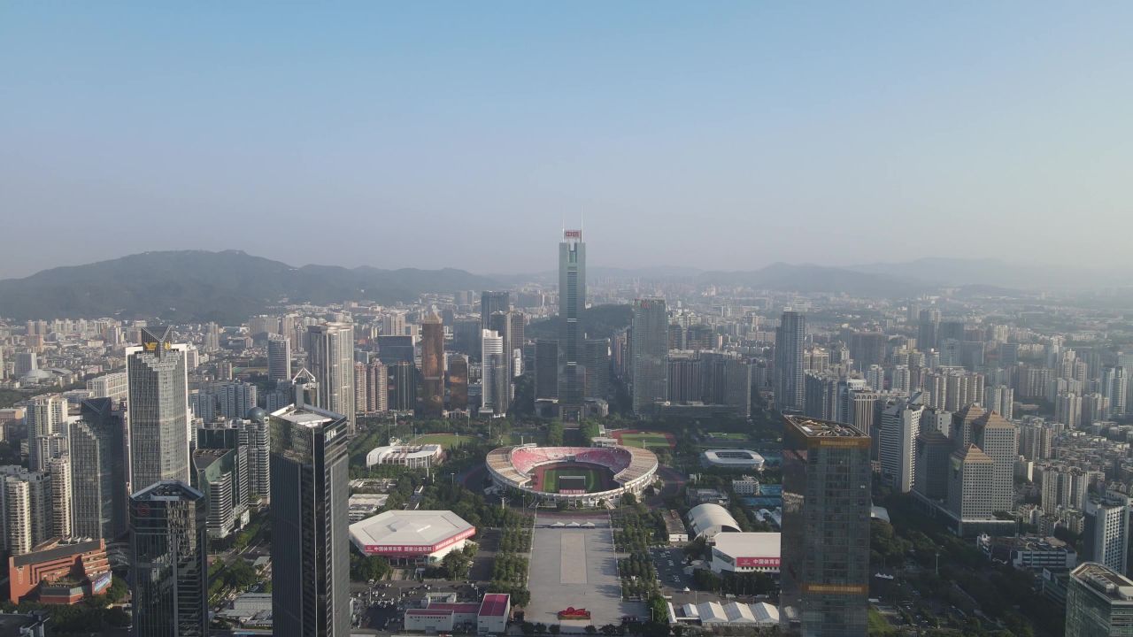 广州市区航拍