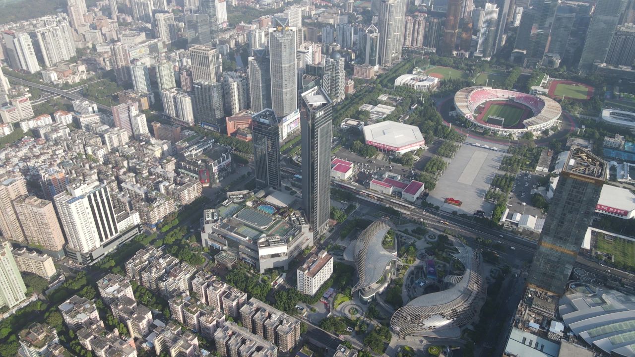 广州市区航拍