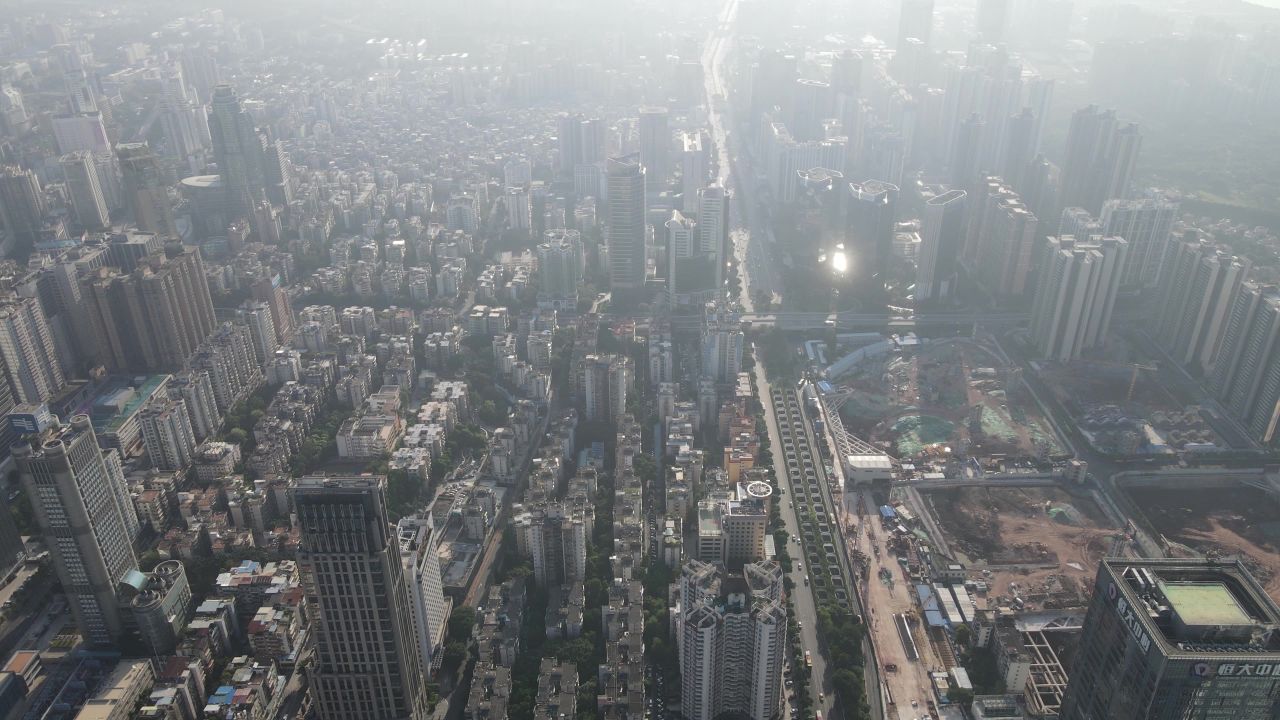 广州市区航拍