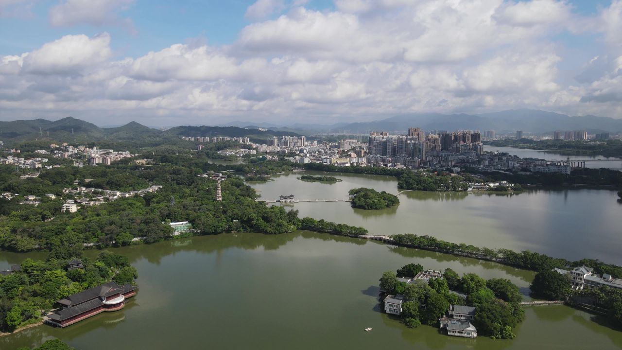 惠州西湖航拍
