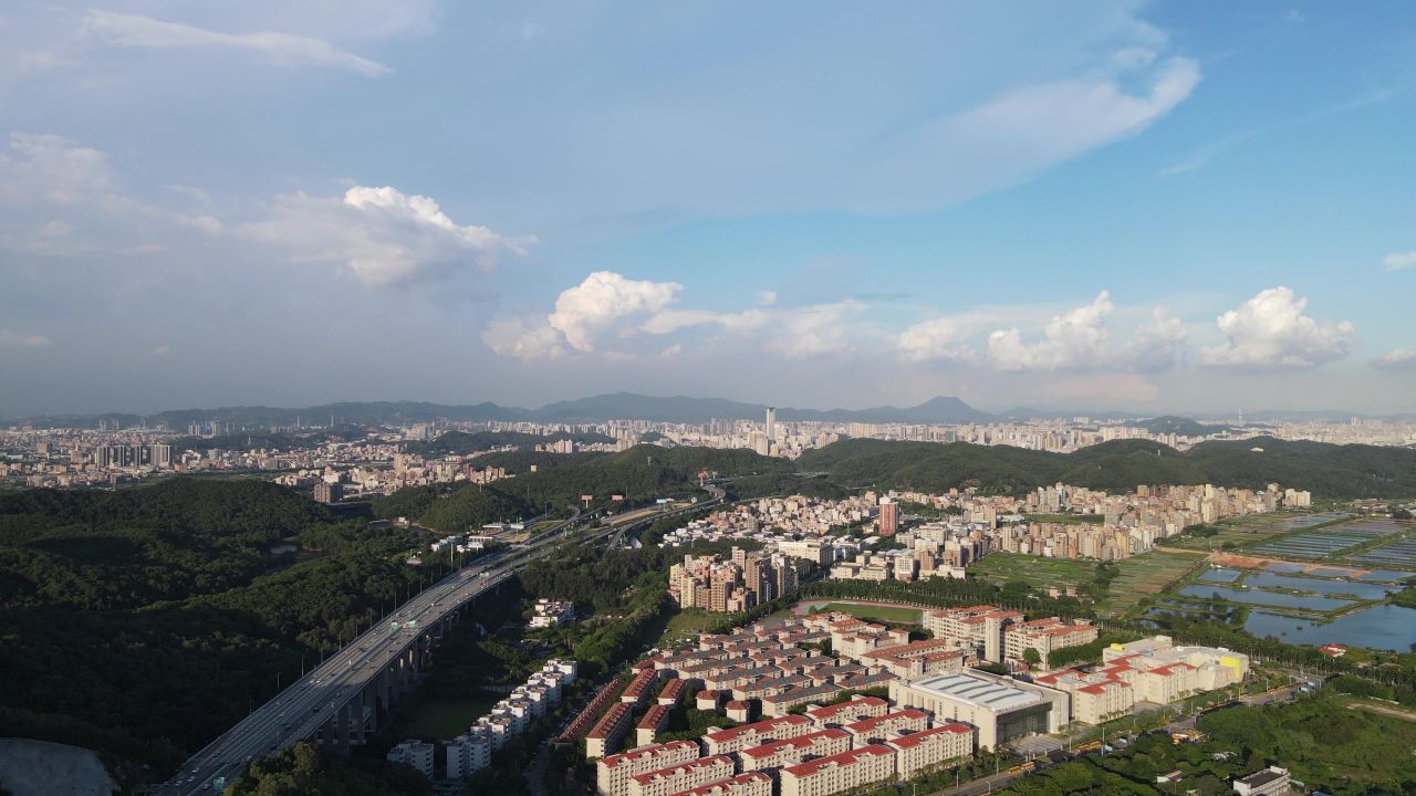 广东珠江口虎门大桥航拍