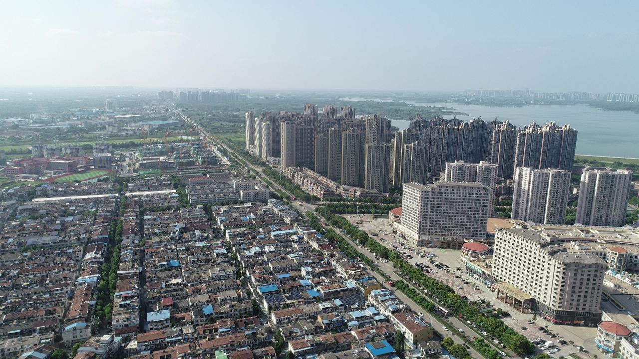 城市全景 鸟瞰 