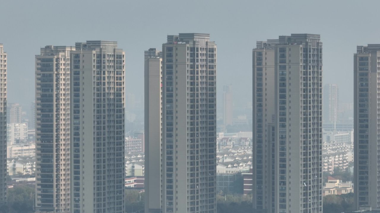南京江宁九龙湖新城珑湾花园小区长焦航拍