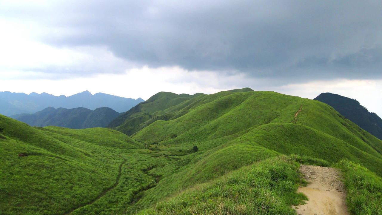 江西萍乡武功山的高山草甸