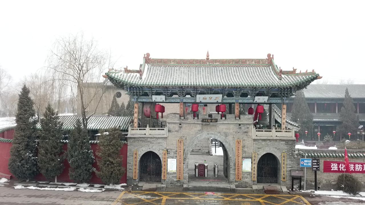 古建筑航拍素材